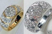 ¿Quieres joyería de plata blanco y amarillo CZ anillo / Ringe (China (continental))