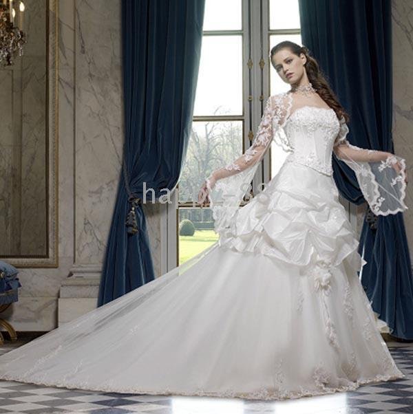 wedding dresses with color and sleeves. Buy Long Sleeve Wedding