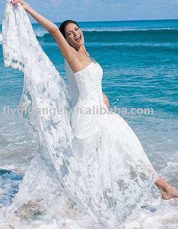 beach wedding dresses lace. Lace Beach Wedding Dress