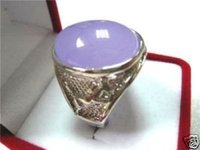 Hermosa piedra preciosa púrpura anillo de jade / Ringe (China (continental))