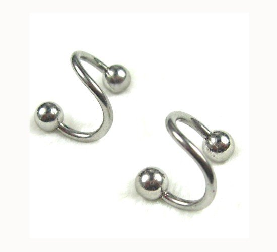  ring labret lip piercing body jewelry, made of 316L surgical steel, 