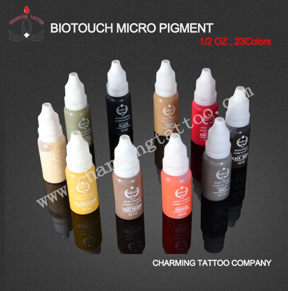 Buy tattoo pigment, tattoo ink, tattoo color, 1/2 OZ Bio-Touch Micro pigment 