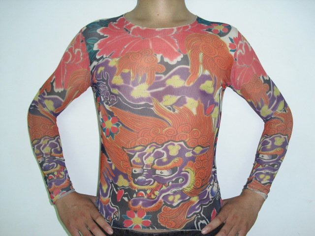 tattoo T-shirt ,full body tattoo clothing. Looks like real tattoo.