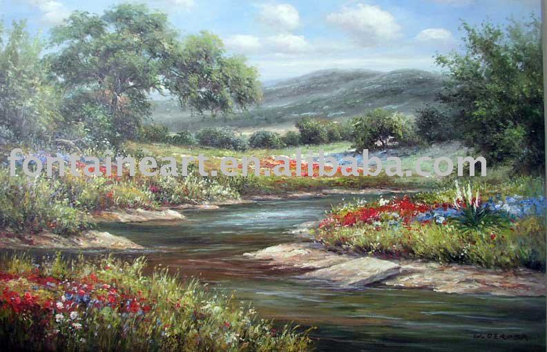 trees and flowers paintings. Buy Trees Oil Painting,