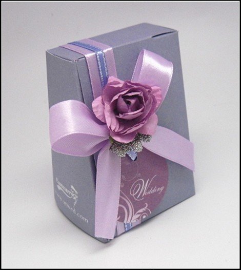 candy box purple color candy box gift boxNH052 wedding gift 