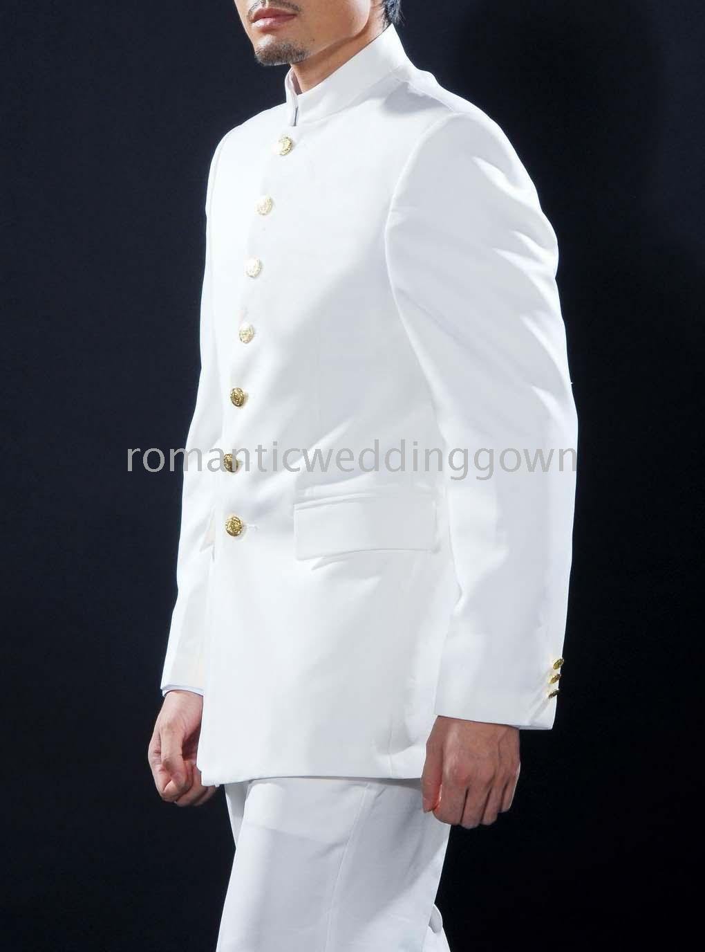 mens wedding suits white