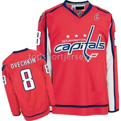alex ovechkin hot. Wholesale Capitals #8 Alexander Ovechkin Home REDS/M XL Hot Selling KIDS