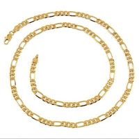 Envío Gratis, collar de moda de imitación, de cobre con baño de oro de 18 quilates, Collar, al por mayor y al por menor (China (continental))