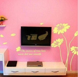 Wall Decals  Living Room on Decal Wall Stickers  Living Room And Tv Backdrop Stickers Wall Decor