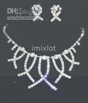 Fashion Bridal Jewelry on 2010 Fashion Wedding Simulated Diamond Jewelry Sets Wedding Jewelry