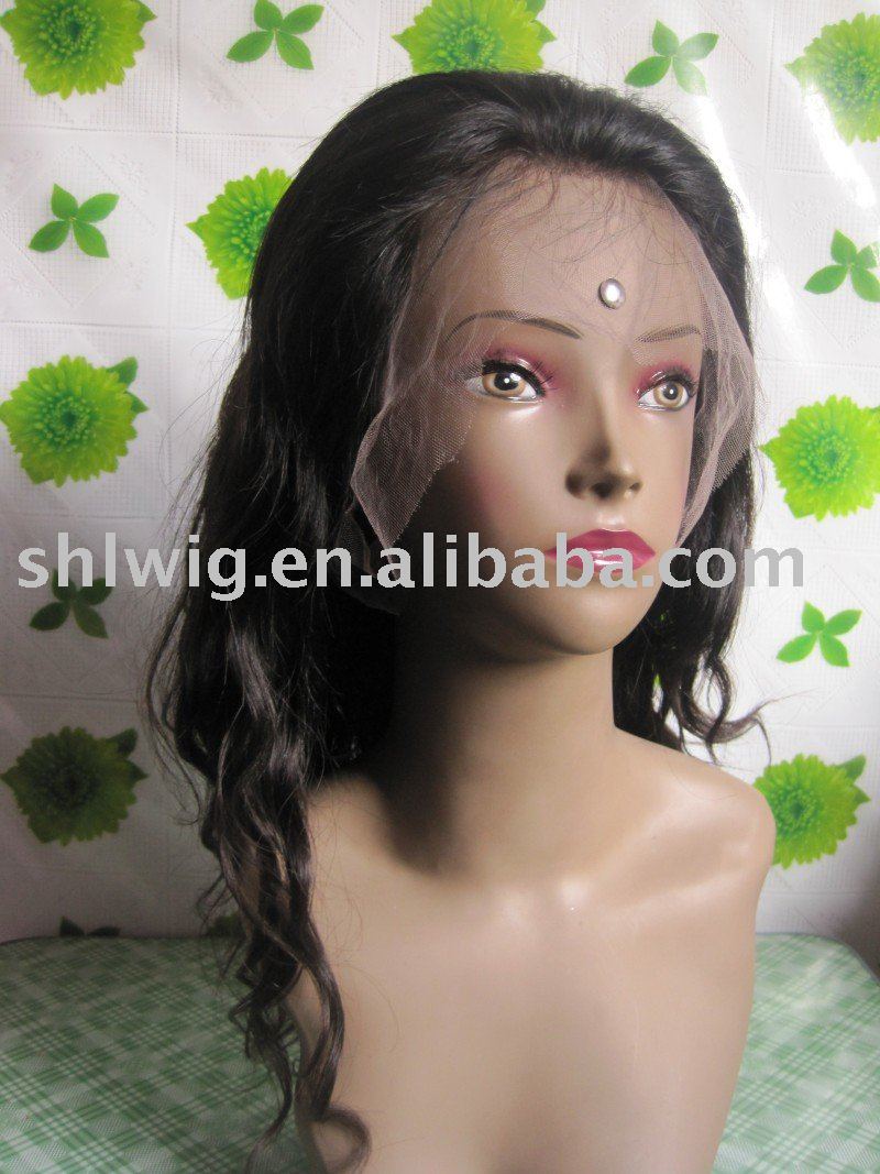 100  human hair full lace wig