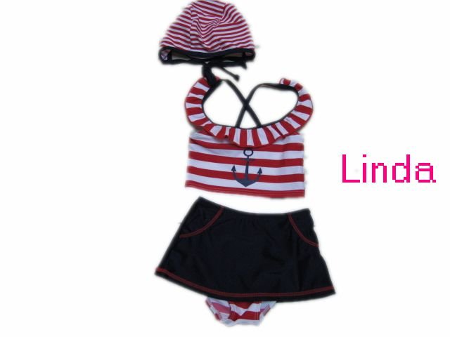 Free freight wholesales newest Children swimming Three-piece suit bikini,kid swimming/girls\' swimwear