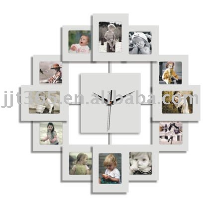 picture frame wall. frame wall clock+Free