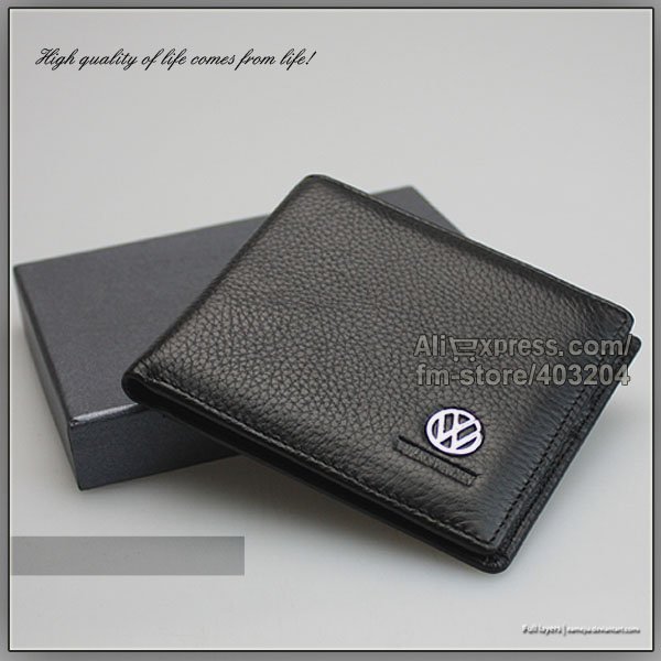 volkswagen wallet. Volkswagen wallet/ leather wallet/Men genuine leather wallet