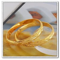 Pulsera de moda, con pulseras de cobre chapado en oro de 18 quilates, Gastos de envío gratis (China (continental))