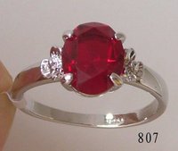 Free Shipping  gifts; Generous Garnet & Topaz 18kgp White Gold Ring  Can mix and match. Easy Buy(China (Mainland))