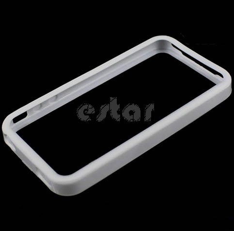 For Iphone 4 4G case cover bumper TPU, bumper case cover for Iphone 4G White 