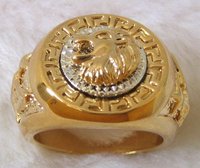 Men Jewelry; Men's Ring; 18K Yellow Gold GP ;Lion's Head Ring.free shipping;can mix(China (Mainland))