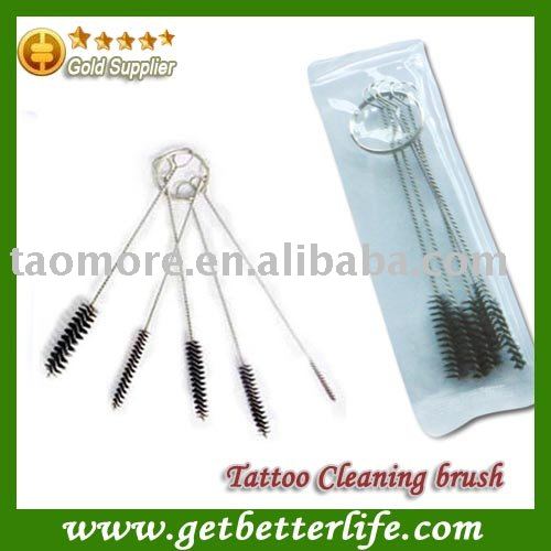 Wholesale Tattoo Cleaning Brush(50 sets) for Tip Grip Tube Machine free 