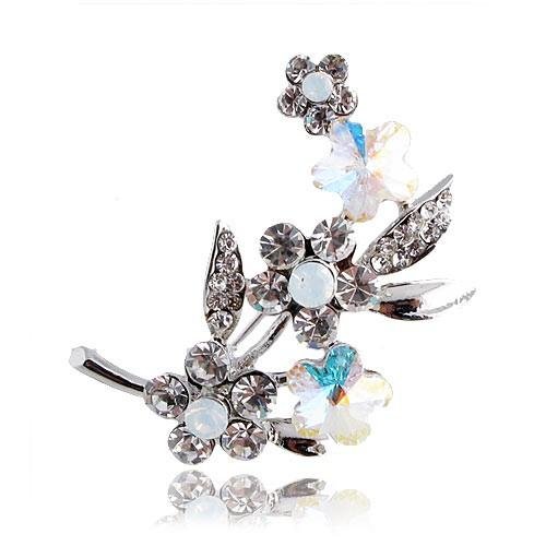 Buy pins brooches, brooch, brooches for dresses, brand Colorful Crystal gold flower brooches for dresses flower 