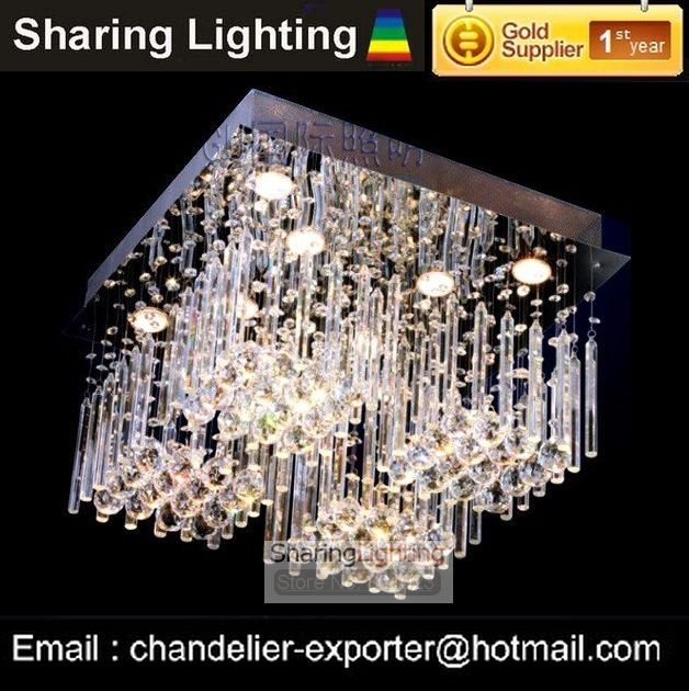 ceiling light crystal