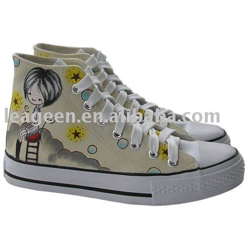 canvas shoes painting. painting canvas shoes