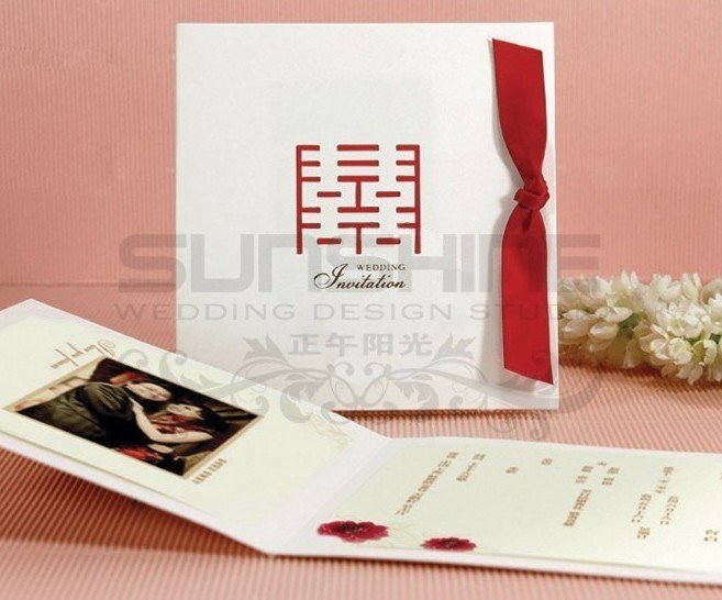 Customize invitation card wedding card JXB print with your photo 