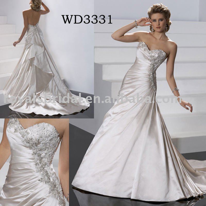 Exquisite wedding dress