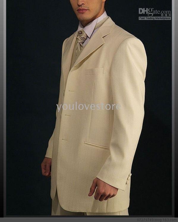  men 39s suits men 39s tuxedo Wedding Suits 2010 Wedding Suit Offwhite 