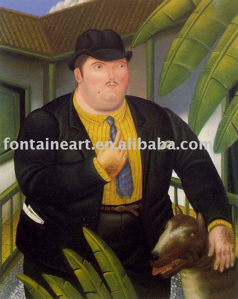 Buy Fat people oil painting, Botero reproduction, Fernando Botero 