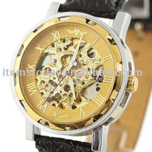 mens skeleton watches