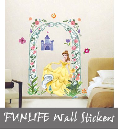 Princess Stickers on 500x700mm Princess Castle Girl S Room Deco Art Wall Sticker Decals