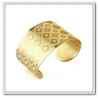 Pulsera de estilo europeo, de cobre con brazalete de oro 18k, brazalete de bisutería, Gastos de envío gratis (China (continental))