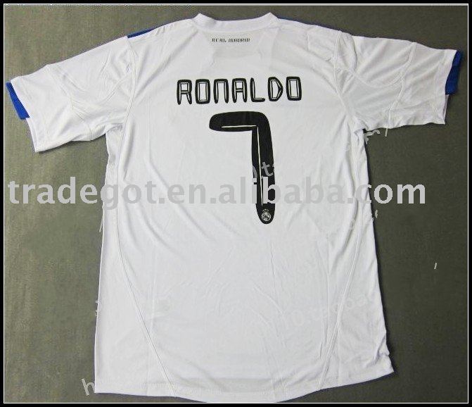 Wholesale Real Madrid 7# Cristiano Ronaldo season 2010 2011 home and away