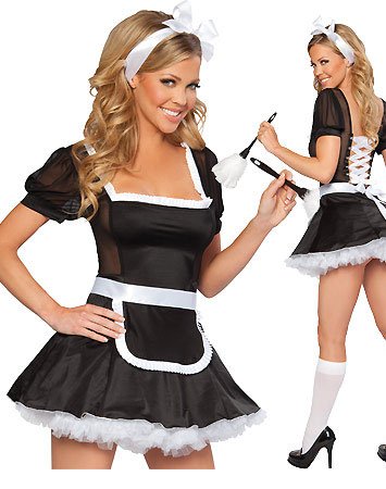 Sexy Party on Midnight Maid Sexy Halloween Costumes Party Costume Cosplay Dress 2415