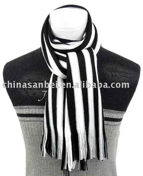 men#39;s Knitted cashmere wool mens wool scarf. men#39;s Knitted cashmere wool