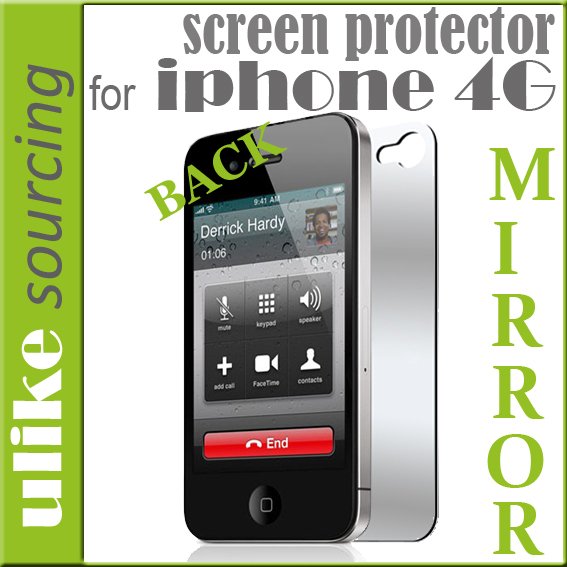 iphone 4 back protector. Wholesale BACK,MIRROR LCD