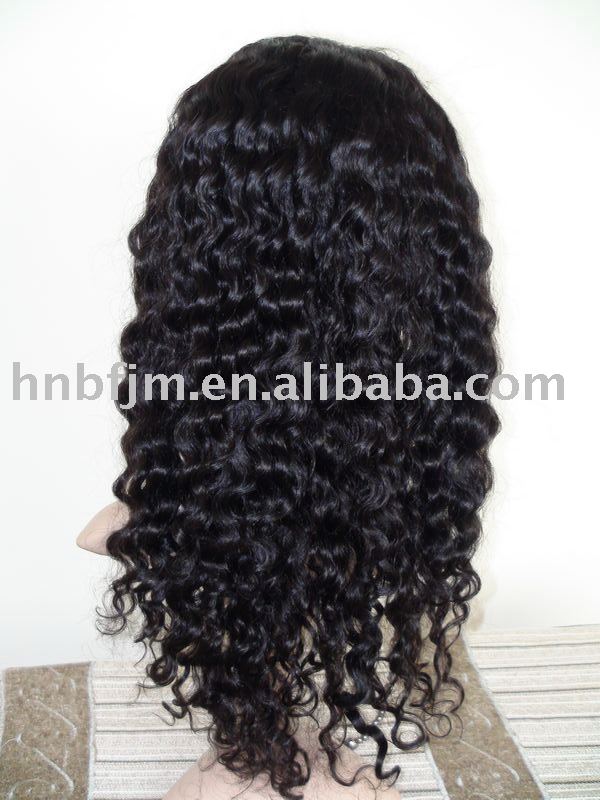 full lace wigs high quality 14 inches hair length water wave hair texture 