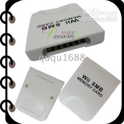 Wholesale MB 8M MEMORY CARD for NINTENDO Gamecube Wii New 8MB 8