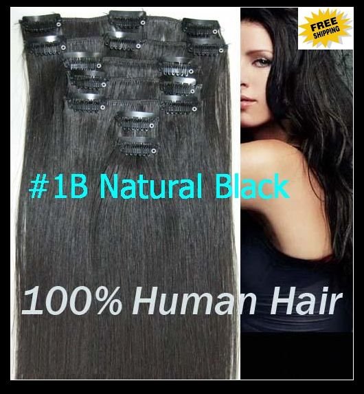 Black Hair Extensions Clip In. Buy wigs clip in human hair