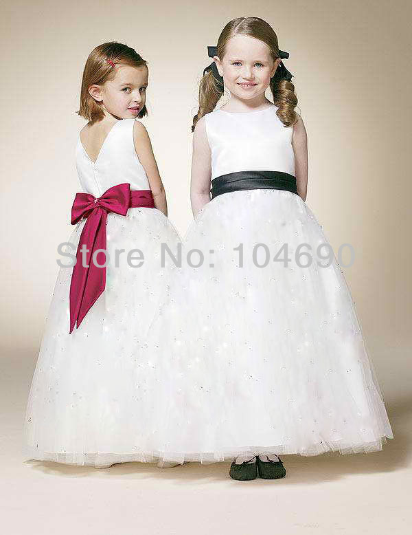 free shipcustomfancy wedding Pageant Party flower girls dress Princess 