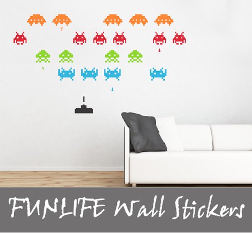 space invaders art. Classic Space Invaders Art