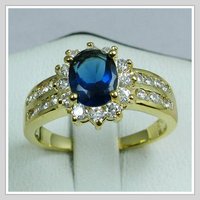 Free shipping & Gemstone Jewelry 18K Yellow Gold Wedding Band Gp Amethyst Zircon Ring Size8(China (Mainland))