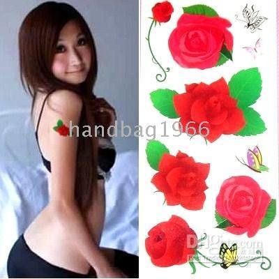 red rose tattoo. Wholesale red Rose Tattoo