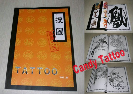 SOU TU VOL 1 tattoo manuscript Phoenix Tattoo Flash 5pcs tattoo books FREE 