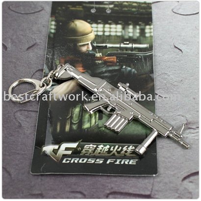 crossfire game guns. Free Shipping(20pcs/Lot) Cross Fire Game Gun Fancy Keychain ,Wholesale and retail