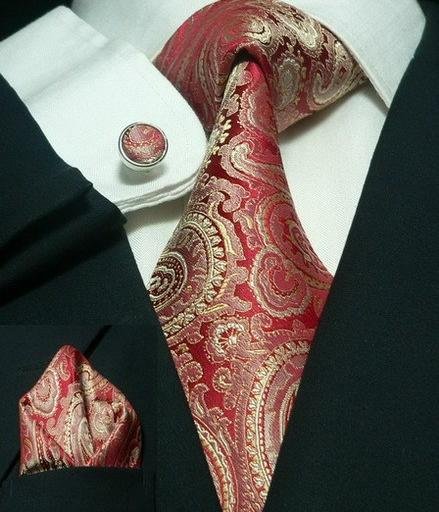 red paisley tie. Men#39;s paisley Red Silk Tie