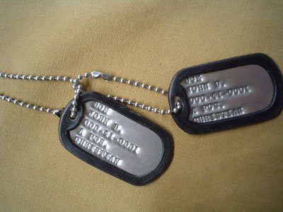 dog tags military. dog tags.