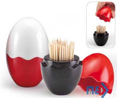 High Fashion Designers Designs on Toothpick Box Egg Shape Fashion Design Make Everybody Surprise