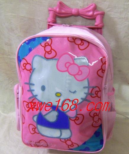 Wholesale 2010 New Fashion Hello Kitty bags/ luggage bag/traveling bag /wheel bag/ trolley bag A1702